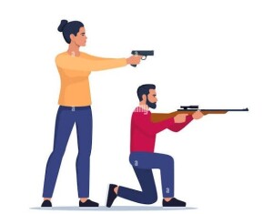 pistola-e-cara